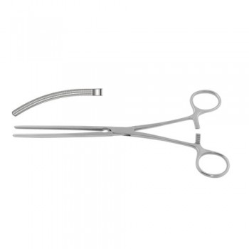 Doyen-Baby Atrauma Intestinal Clamp Curved Stainless Steel, 13.5 cm - 5 1/4"